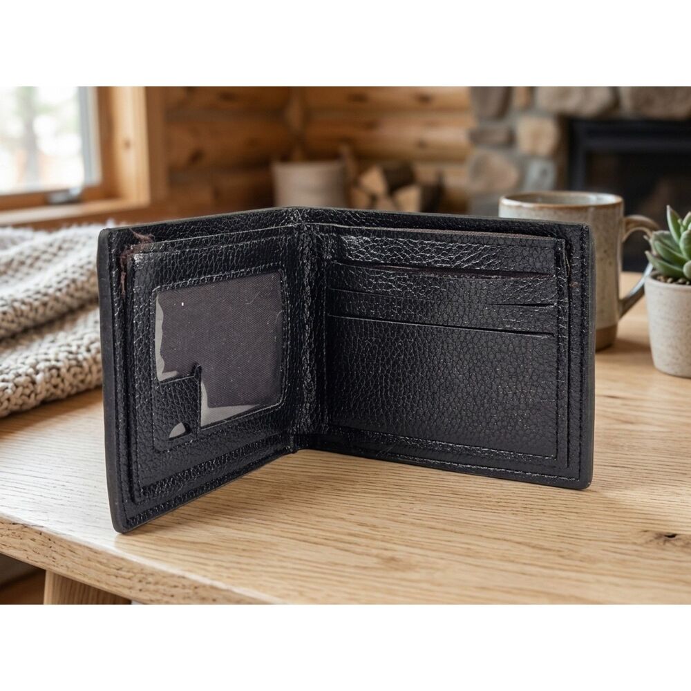 Banabanma Men's Classic Leather Bifold Wallet